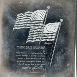 US Artmaster Scott 1345 - 54 1968 American Flag Series: Bekins - Plate