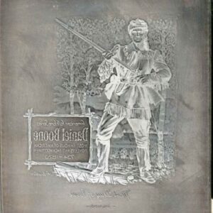 US Artmaster Scott 1357 1968 Am. Folklore: Daniel Boone - Plate