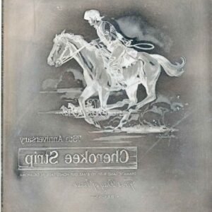 US Artmaster Scott 1360 1968 Cherokee Strip - Plate