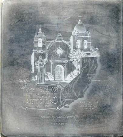 INV-03709itExt_c1198330-0566-4807-b169-6a6f8c6bf22d US Artmaster Scott 1373 1969 California Settlement, Carmel Mission - Plate