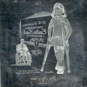 US Artmaster Scott 1385 1969 Hope for Crippled - Plate