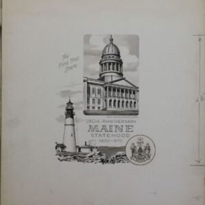 US Artmaster Scott 1391 Maine Statehood, Lighthouse - Artwork