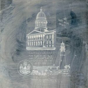 US Artmaster Scott 1391 Maine Statehood, Lighthouse - Plate