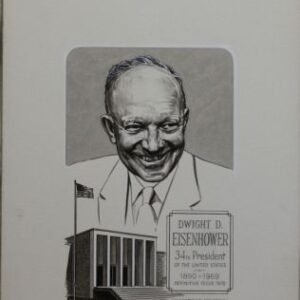 US Artmaster Scott 1394 1970 - 74 Dwight D. Eisenhower - Artwork