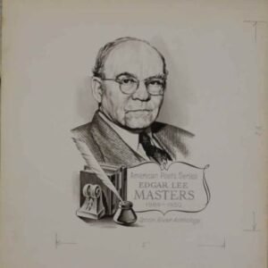 US Artmaster Scott 1405 1970 Edgar Lee Masters, Poet - Artwork