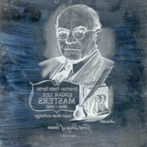 US Artmaster Scott 1405 1970 Edgar Lee Masters, Poet - Plate