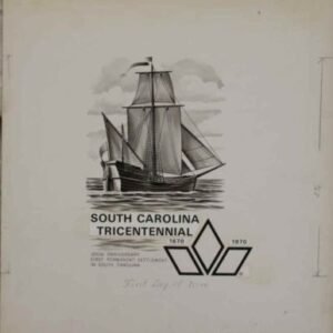 US Artmaster Scott 1407 1970 South Carolina - Artwork