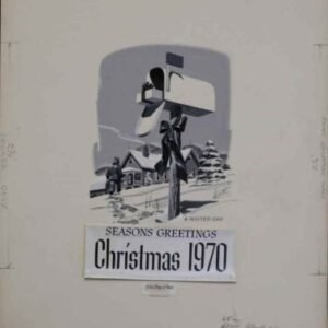 US Artmaster Scott 1415 - 18 1970 Christmas - Artwork
