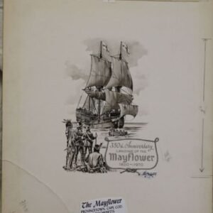 US Artmaster Scott 1420 1970 Landing of the Pilgrims - Artwork