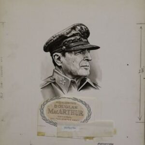 US Artmaster Scott 1424 1971 General Douglas MacArthur, WWII - Artwork