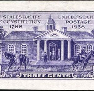 US 835p-2 NH VF Constitution, small die proof