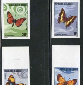 Djibouti 1978 471 - 474 VF Imperfs set