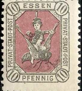 Germany 1800's Essen local post