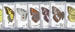 Germany 1991 B705 - B712 Specimen Ovpt.
