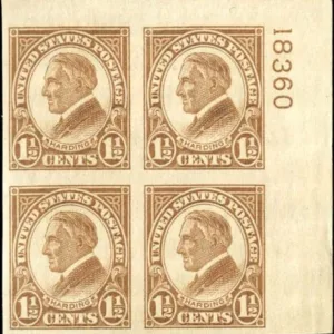 US 575 - 577 and 631 VF - XF NH/LH Plate Block cv $227.50