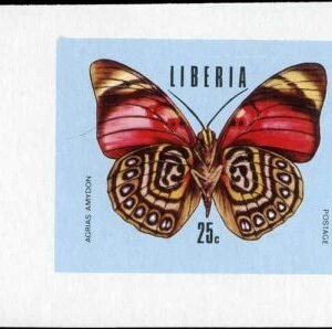 Liberia 1974  683 - 688, C204 Trial Color Imperfs, blue background