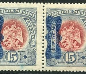 Mexico 1916 516 NH Horizontal Pair