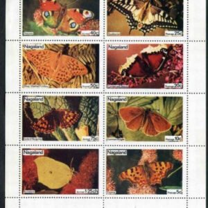 Nagaland 1974  2  M/S of 8 NH, perf and imperf