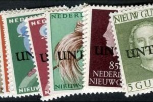 West Irian 1 - 19 UNTEA Overprint 2nd Printing