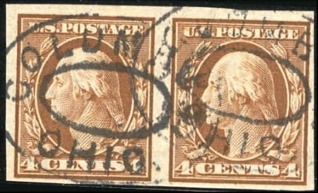 INV-04492itExt_e4777de0-f22d-4a4d-bc5e-0c6d5fcd60b3 US 346 Washington / Franklin F - VF Horizontal Used Pair