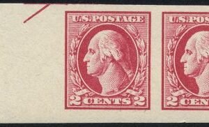 US 532 Washington / Franklin XF - Sup NH Left Margin Pair cv $160