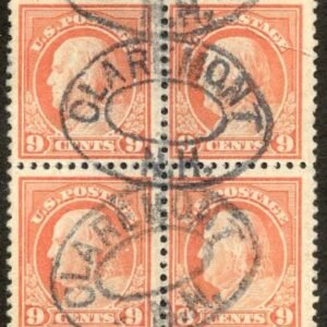 US 509 Washington / Franklin F - VF Used Block