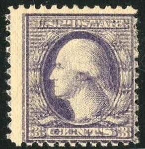 US 529a Washington / Franklin Ave Hinged Typical Centering - cv $90