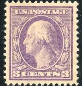 US 376 Washington / Franklin XF - Superb Hinged = Pale Shade