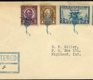 US Illinois, Chicago Ridge 585 Fancy Cancel Cover Thistle