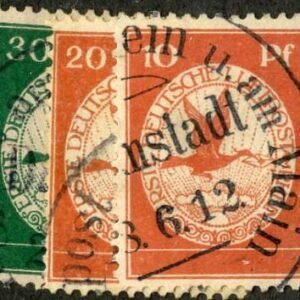 Germany 1912 Mi. l-lll F - VF Used