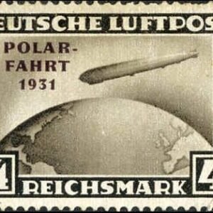 Germany 1931 C42  F-VF H gum soaks at top