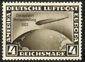 Germany 1933 C45 VF H, Mi 498, 4m single