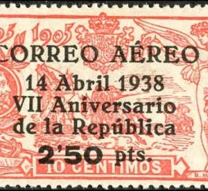 Spain 1938 C91 VF - XF H, Edifil 756