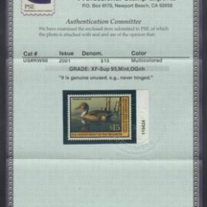 US RW68 Duck Stamp XF - Sup Mint PSE Grade 95