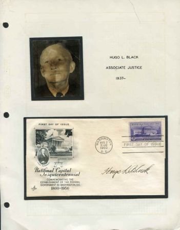 INV-05920×2-1 US 991 Autographed Supreme Court Justice Collection