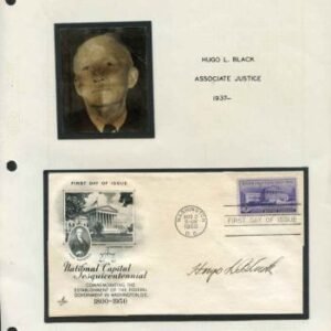 US 991 Autographed Supreme Court Justice Collection