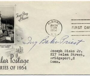 US 1035 Autographed Cover, Ivy Baker Priest, US Treasurer