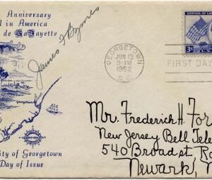 US 1010 Autographed FDC James F. Byrnes