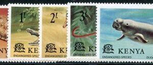World Wildlife Fund 1977 Kenya 89 - 93 Endangered Species