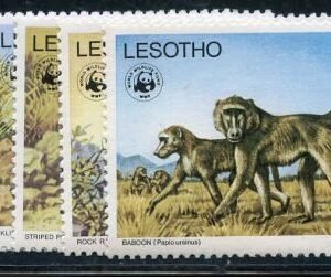 World Wildlife Fund 1977 Lesotho 228 - 232 Animals