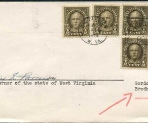 US 551 First Day Cover Autograph Governor Okey L. Patteson of WV