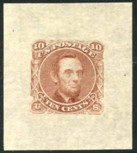 US 116E1g Essay XF 10 cent Lincoln - PFC