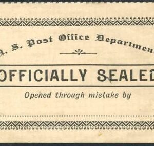 US LOX8  Post Office Seal LH Glazed Gum - Rare! cv $100