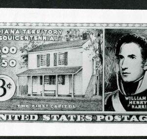 US 996 Photo Essay, Indiana Territory, different portrait and lettering
