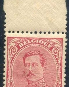 Belgium 114 Red Color Error F - VF NH