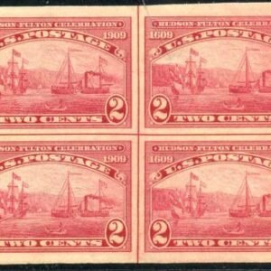 US 373 Early Commemoratives XF NH Center Line Block cv $360