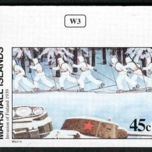 Marshall Is. 241 Imperf, Invasion of Finland, WWll