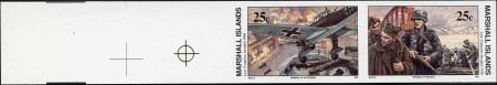 INV-06826itExt_49a9dca5-fb60-4842-8f4b-a4d1efa946fc Marshall Is. 249 - 250 Imperf Pair, Low Countries, WWll