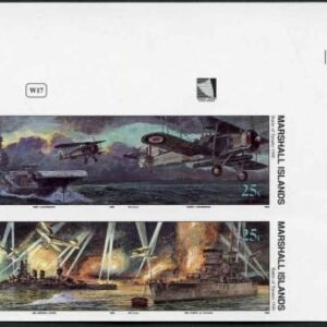 Marshall Is. 267 - 270 Imperf Block of 4, Battle of Taranto, WWll