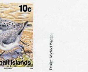 Marshall Is. 348, Birds 10c Sanderling